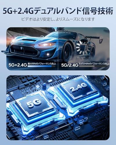 hdmi 無線 ワイヤレス hdmi 送受信機セット 0.03秒超低遅延「1080P/5G+2.4G/100m安定転送/日本技適認証取得」小型 挿すだけで使える WIFI&設定不要 映像音声同期出力 LEDディスプレイ搭載 8台増設可能 収納に便利 テレビJu