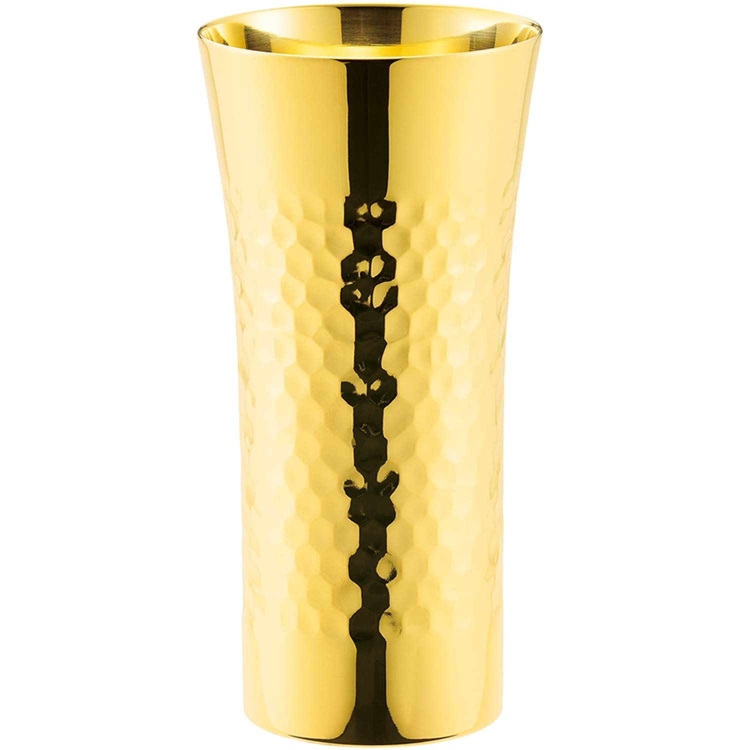 新品 橋本金属 タンブラー 350ml 24金メッキ 18-8ステンレス 日本製 燕三条 HK-9