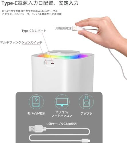 【新品】【2025業界注目!節電対策】加湿器 大容量 小型 卓上 超音波加湿器 スチーム式 3.3L アロマ 上から給水 除菌 静音 加湿機 小型 超音波式 Type-C充電式 水漏れ防止 3段階ミスト量 静音設計 PSE認証 秋冬の乾燥対策 21cf785e 【新品】【2025業界注目!節電対策】加湿器 大容量 小型 卓上 超音波加湿器 スチーム式 3.3L アロマ 上から給水 除菌 静音 加湿機 小型 超音波式 Type-C充電式 水漏れ防止 3段階ミスト量 静音設計 PSE認証 秋冬の乾燥対策 21cf785e