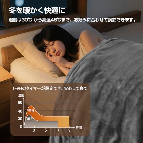 【新品】電気毛布 掛け敷き兼用 160*100CM 大判 電気ブランケット 9段階温度調節 タイマー設定 電気敷き毛布 ふわふわ 厚手生地 あったか 省エネ 肩掛け 膝掛け 丸洗い可 過熱保護 ダニ退治 防寒 暖房器具 プレゼント 冬用 PS 541d2da9 【新品】電気毛布 掛け敷き兼用 160*100CM 大判 電気ブランケット 9段階温度調節 タイマー設定 電気敷き毛布 ふわふわ 厚手生地 あったか 省エネ 肩掛け 膝掛け 丸洗い可 過熱保護 ダニ退治 防寒 暖房器具 プレゼント 冬用 PS 541d2da9