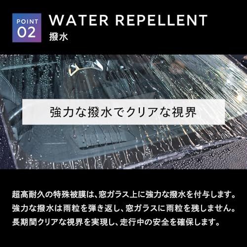 【DETAILARTIST】DROP COAT 窓ガラスコーティング『超高耐久被膜が強力な撥水を付与させ雨粒を弾き返す』 窓ガラス 撥水剤 2年以上耐久 防汚性 高耐久 硬化型 12ml 専用セット ディテールアーティストma fc3eb83c
