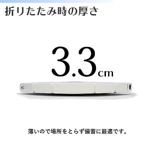[ミドリ安全] フラットメット2 折りたたみ 防災 ヘルメット PP製 TSC-10 N ホワイトma 2d3bfe24