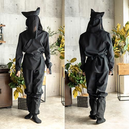 クリアストーン(Clearstone) MENコス コスプレ ハロウィン 黒子 黒衣 ユニセックス M ブラックma 045c4d91 クリアストーン(Clearstone) MENコス コスプレ ハロウィン 黒子 黒衣 ユニセックス M ブラックma 045c4d91