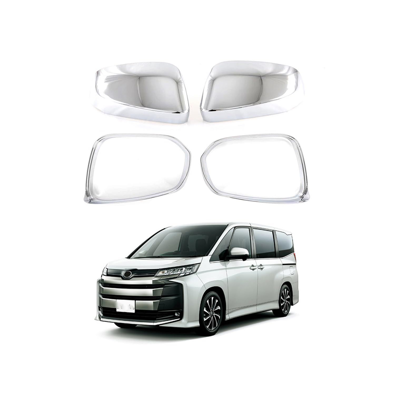R◆Partisanトヨタ 新型 ヴォクシー 90系 /新型ノア90系 2022年1月?に対応 サイドミラー アクセサリー汚れ防止 防水雨除けバックミラー社外品 ガーニッシュABS鏡面仕上げ 4枚/セット R◆Partisanトヨタ 新型 ヴォクシー 90系 /新型ノア90系 2022年1月?に対応 サイドミラー アクセサリー汚れ防止 防水雨除けバックミラー社外品 ガーニッシュABS鏡面仕上げ 4枚/セット