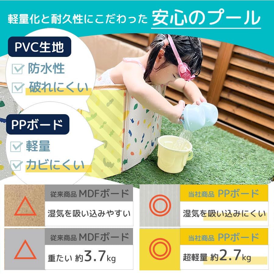 アイエーエムナチュラル IAM NATURAL 折りたたみプール ボールプール (クレヨンモカ, 120cm)t a05ced3b