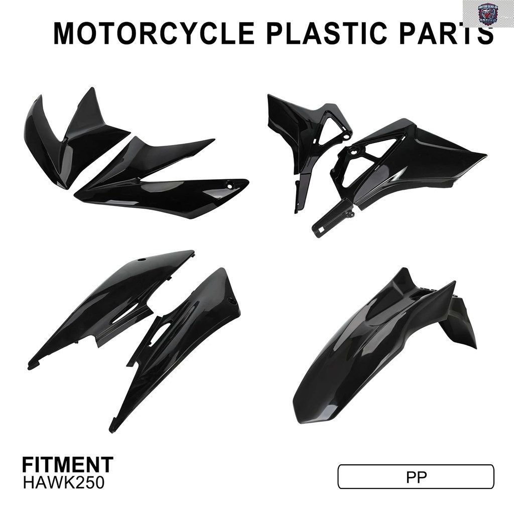 オートバイ左右燃料タンクカバー PPプラスチックセット ホンダ ホーク250 エンデューロ ダートバイク 10,643円