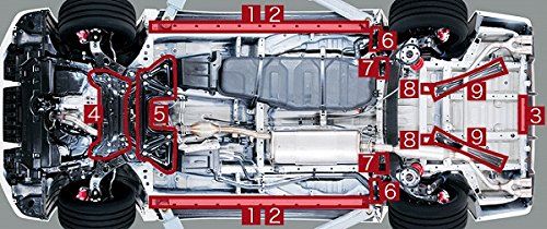 トヨタ自動車 (TOYOTA) 【国内正規純正部品】トヨタ 20系アルファード・ヴェルファイアG's 強化リアサスペンションブレース 左右セット 他のグレードに流用可能 ANH/GGH20 ANH/GGH25 H20.05?H27.01ts