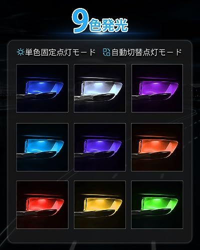Mixsuper アルファード ヴェルファイア 30系に適合 インナーハンドルイルミネーション ドアハンドル イルミネーション ALPHARD VELLFIRE 30系 前期/後期 2015年1月? インナードア ハンドル ledイルミ 9色発光 車内LEts Mixsuper アルファード ヴェルファイア 30系に適合 インナーハンドルイルミネーション ドアハンドル イルミネーション ALPHARD VELLFIRE 30系 前期/後期 2015年1月? インナードア ハンドル ledイルミ 9色発光 車内LEts