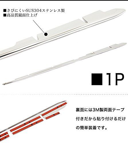 ウェイク LA700S LA710S 後期 フロント グリル カバー 1P ステンレス メッキ FJ4663ts