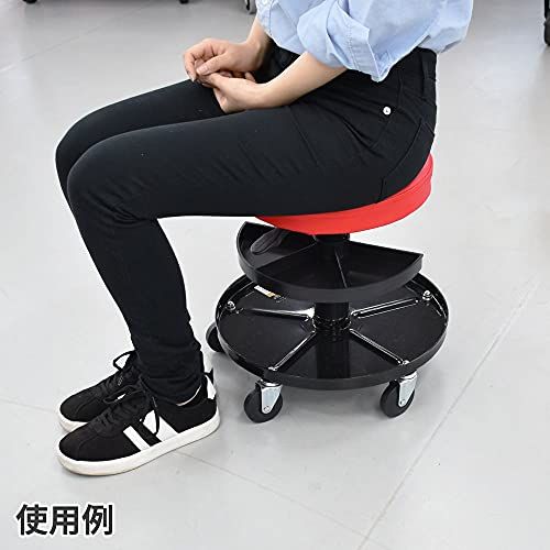 アストロプロダクツ ローラーシート | 作業 椅子 低い スツール キャスター付き 耐荷重100kg パーツトレー付き 中腰作業をサポート★m 66ff6ff0