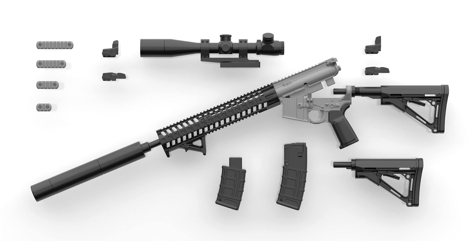 リトルアーモリー LADF24 アニメ:ドールズフロントラインST-AR15タイプ プラモデル 320579