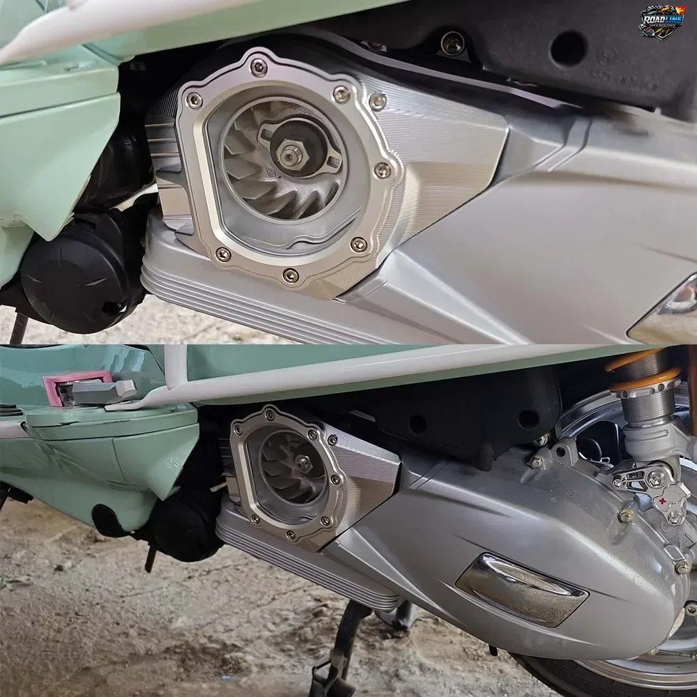 ベスパ プリマベーラ スプリント 125 150 GTS GTS125 用インテークチェーンカバープロテクターガード 耐久性のあるアルミニウム合金素材 ベスパ プリマベーラ スプリント 125 150 GTS GTS125 用インテークチェーンカバープロテクターガード 耐久性のあるアルミニウム合金素材
