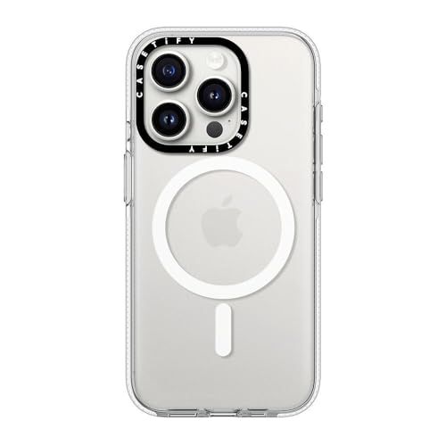 CASETiFY クリア MagSafe対応 iPhone 15 Pro ケース [黄ばみにくい素材 / 2mからの落下試験をクリア / MagSafe に対応]ma eecc2a5d