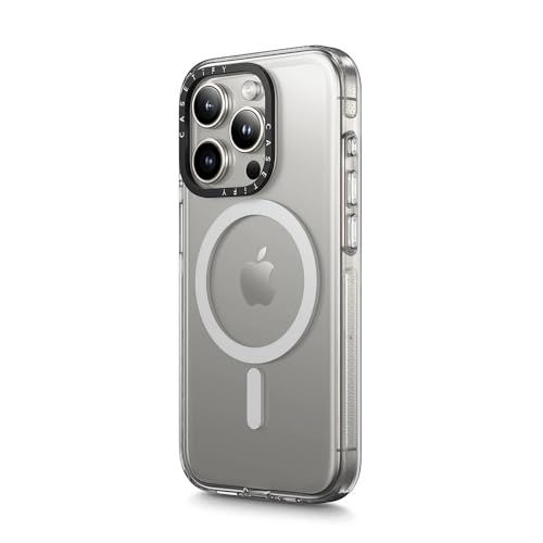 CASETiFY クリア MagSafe対応 iPhone 15 Pro ケース [黄ばみにくい素材 / 2mからの落下試験をクリア / MagSafe に対応]ma eecc2a5d
