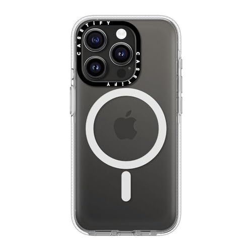 CASETiFY クリア MagSafe対応 iPhone 15 Pro ケース [黄ばみにくい素材 / 2mからの落下試験をクリア / MagSafe に対応]ma eecc2a5d