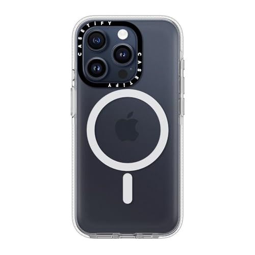 CASETiFY クリア MagSafe対応 iPhone 15 Pro ケース [黄ばみにくい素材 / 2mからの落下試験をクリア / MagSafe に対応]ma eecc2a5d
