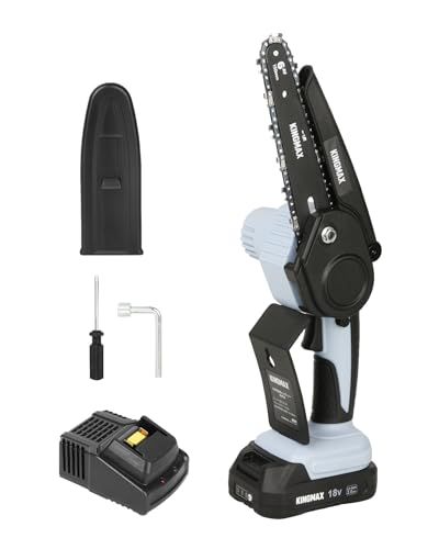 ☆新品☆KINGMAX ハンディチェーンソー マキタ 互換 工具 電動のこぎり 18v充電式 ミニ軽量コードレス 電動チェーンソー 日本国内 ガイドバー150mm 家庭用 伐採 剪定 木材切断 KHS18B (バッテリー・充電器付) aab1e784 ☆新品☆KINGMAX ハンディチェーンソー マキタ 互換 工具 電動のこぎり 18v充電式 ミニ軽量コードレス 電動チェーンソー 日本国内 ガイドバー150mm 家庭用 伐採 剪定 木材切断 KHS18B (バッテリー・充電器付) aab1e784