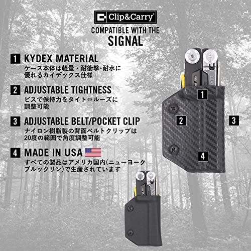 ☆新品☆Clip & Carry(クリップ アンド キャリー) LEATHERMAN(レザーマン)専用 Kydexケース(カイデックスケース) SIGNAL対応 【正規輸入品】 518f0127