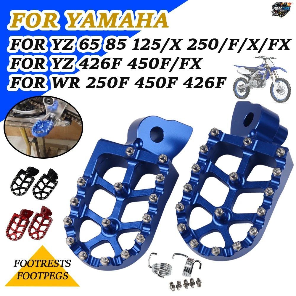 オートバイ用アクセサリー フットレスト フットペグ ヤマハ YZ 65 85 125 X 250 F X FX 426F 450 F FX WR 426 F 250F 450F 426F 用フットレ