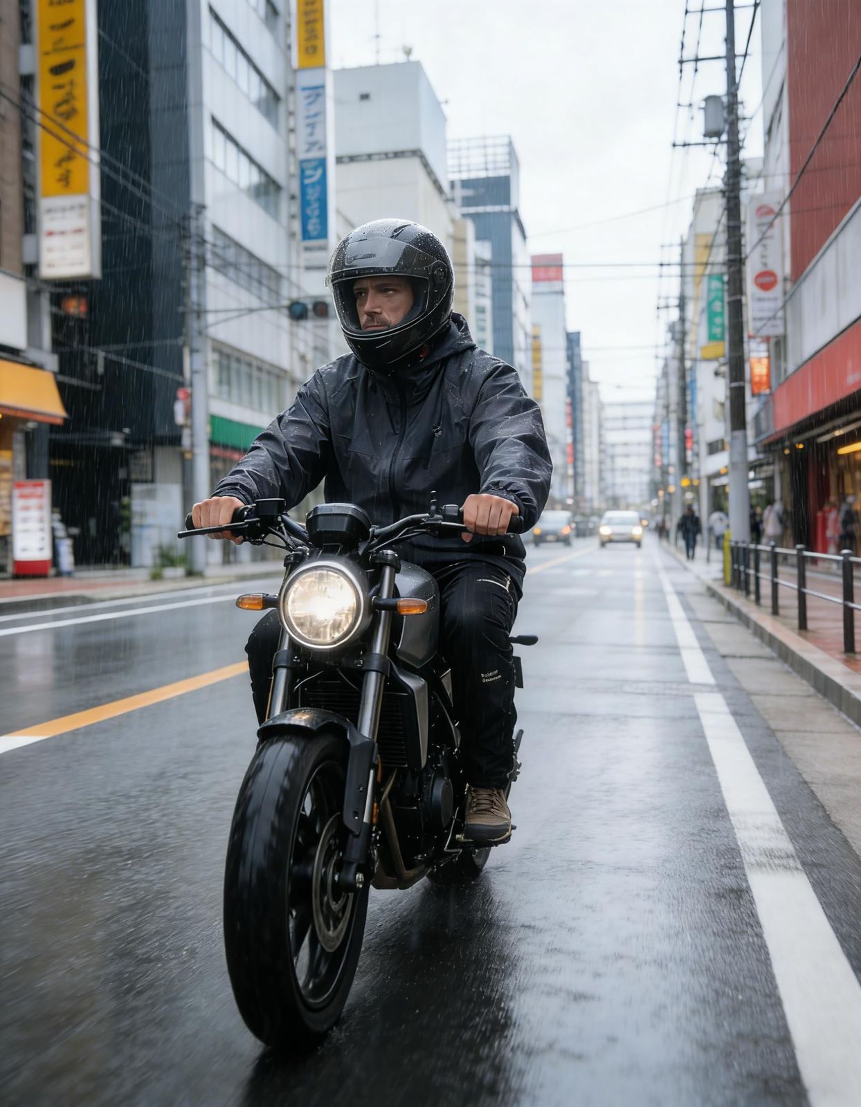 新品 [KEMIMOTO] 【軽量・完全防水パンツ】 バイク用 レインウエア レインパンツのみ 防水 耐水圧10000mmH2O 透湿性40000g/m2/24h 収納式シューズカバー付き 調整可能なマジックテープ 雨具 自転車/バイク/通勤/ツーリング 男女