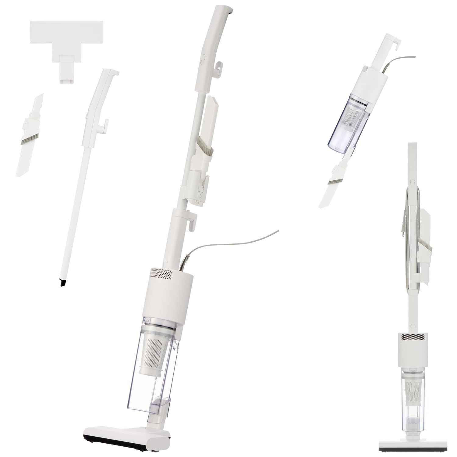 サンカ 掃除機 コード式 スティッククリーナー サイクロン Stical スティカル 【掃除機マニア 高橋歩夢 監修】 6mロングコード ハイパワー ハンディ 軽量 スタンド不要自立式 ブラシレス SSC-5000ma a30c31e3