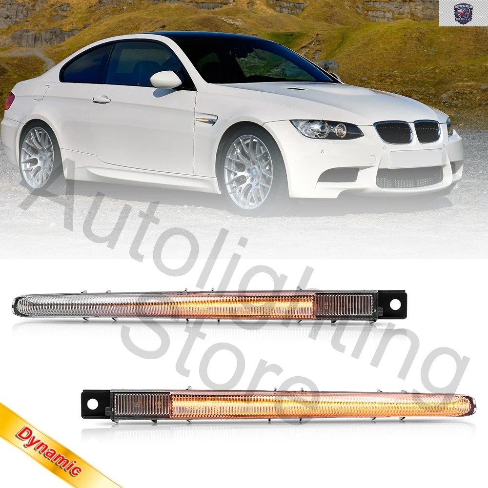 シーケンシャルフェンダーインジケーターサイドマーカーウインカーターンシグナルライト BMW 3シリーズ E90 E92 E93 M3 2007年10月～2013年