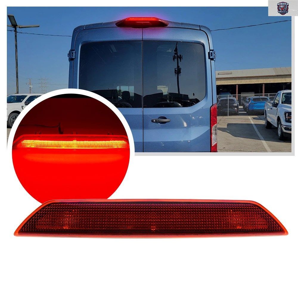 1P EURO LED ハイマウント 3rd ブレーキライト リアストップランプ FORD TRANSIT MK7 2014-2025 TOURNEO BK3Z-13466-C テール警告灯