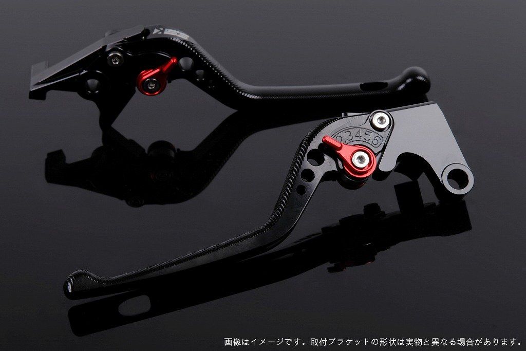 新品 3Dアジャストレバー ブレーキ&クラッチセット レバー色:ブラック アジャスト色:レッド (CB1300SF/SB SC54)/(VFR800 02-13)/(VTR1000F FIRESTORM 98-05)/(CB1000SF BIG1 SC30)/