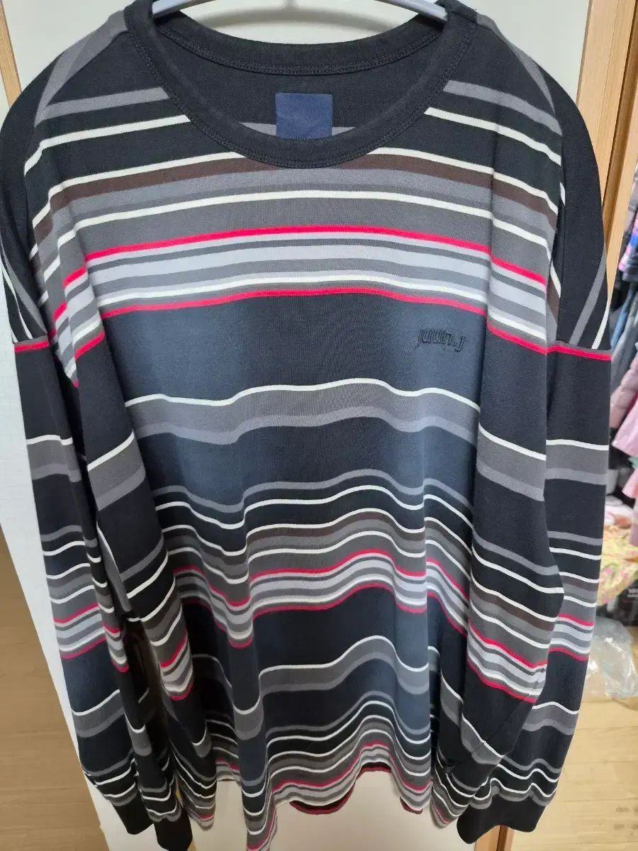 ジュンジェイ 26ss ヴィンテージ マルチストライプ ロングスリーブ M