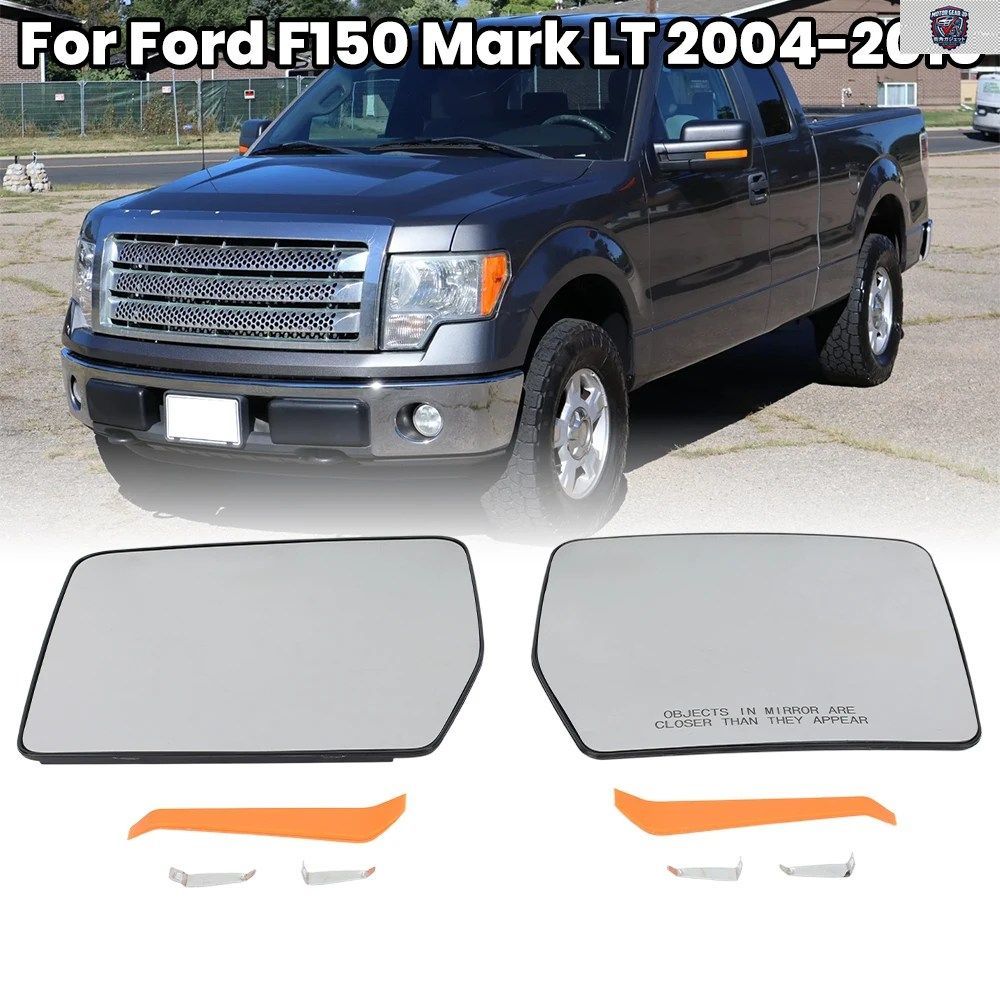 ミラーガラスレンズ フォード F150 マーク LT 2004 - 08 09-2010 ヒーテッドサイドミラーガラスレンズ 車