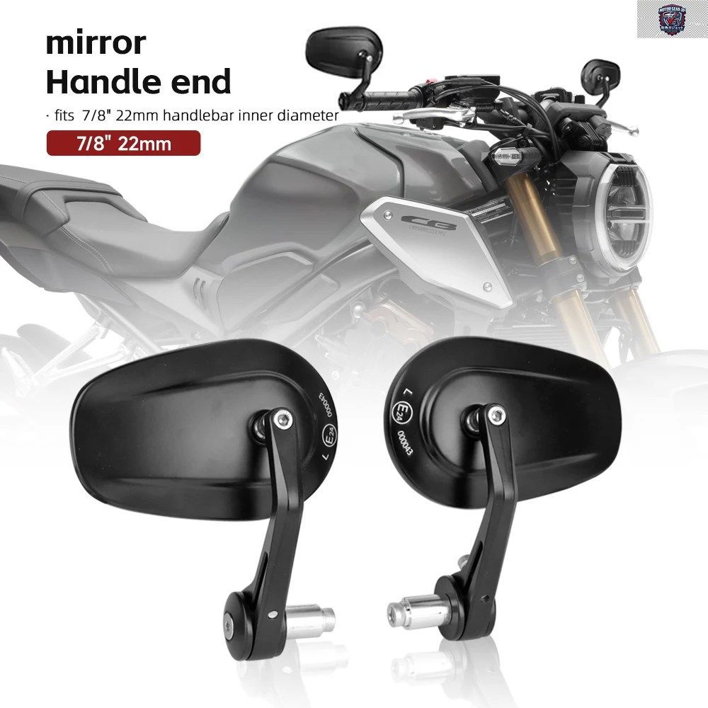 ホンダ CB650R CB190R CB250R CB300R CB400 CB500 CB1000R オートバイ用バーエンドハンドルバーミラー