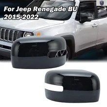 サイドミラーカバーキャップ ジープ レネゲード BU 2015 - 18-2022 グロス ドアミラーカバーキャップ 車