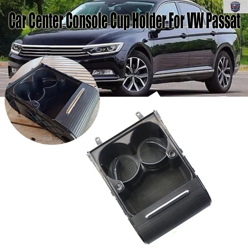 車のセンターコンソールカップホルダー VW パサート B6 B7 2006-2015 VW CC 2009-2015 プラスチック製フロントカップホルダー 車のカップホ
