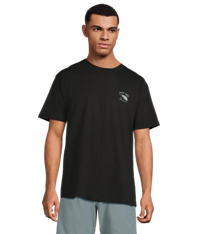 ソルティークルー メンズ トップス シャツ Tシャツ ショートパンツ Salty Crew Surface Classic Shortsleeve Tee Black ブラック