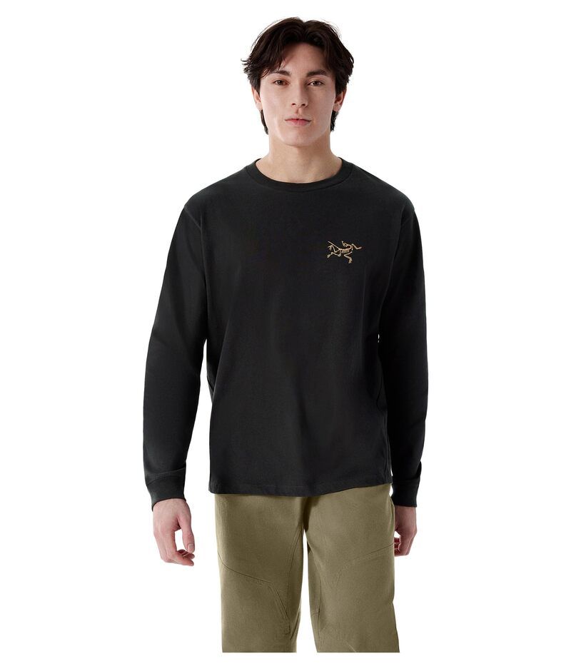 アークテリクス メンズ トップス シャツ コットン Arcteryx Kragg Cotton Long Sleeve 24K Black ブラック