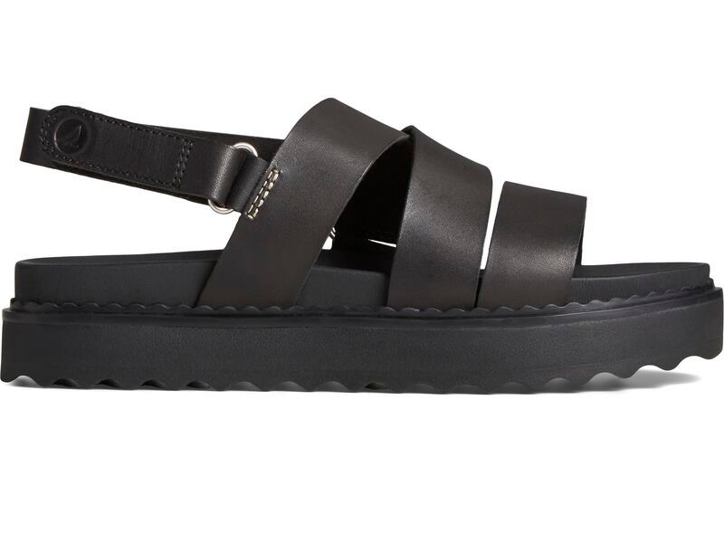 スペリー レディース シューズ サンダル Sperry Cami Flatform Black ブラック