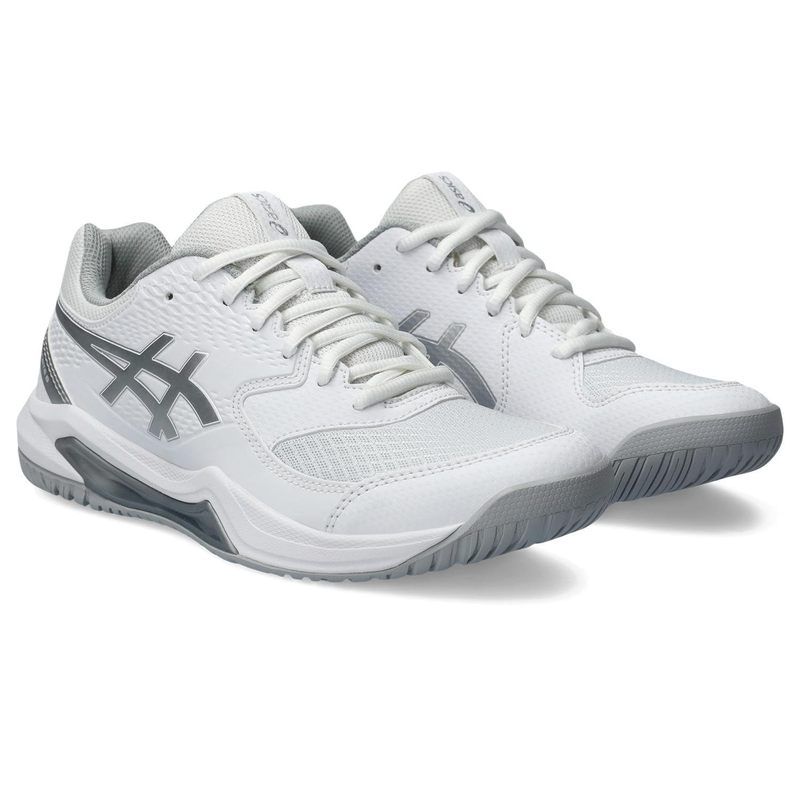 アシックス レディース シューズ スニーカー ASICS GELDedicate 8 Tennis Shoe WhitePure Silv ホワイト