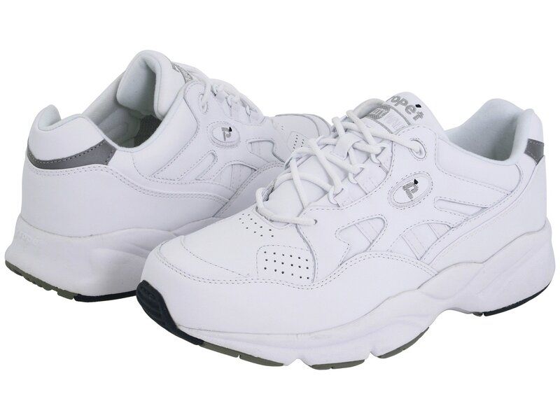 プロペット メンズ シューズ スニーカー Propet Stability Walker MedicareHCPCS Code A5500 Diabetic Shoe White Leather ホワ