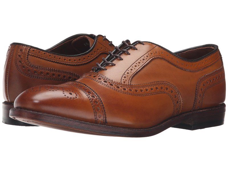 アレン エドモンズ メンズ シューズ オックスフォード Allen Edmonds Strand Walnut Calf