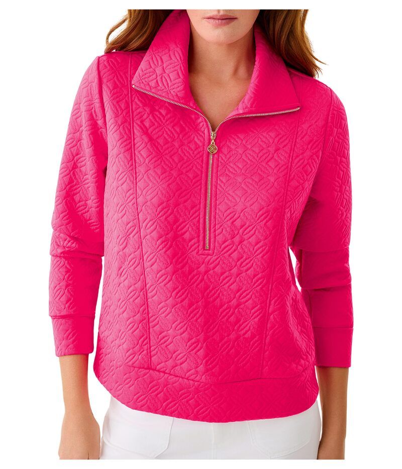 リリーピュリッツァー レディース アウター パーカー・スウェット Lilly Pulitzer Eleni Pullover Sun Shell Pink ピンク