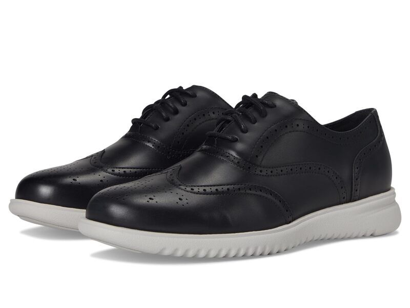 ケネスコール メンズ シューズ オックスフォード レース Kenneth Cole Nio Wing Lace Up Oxford Black Leather ブラック