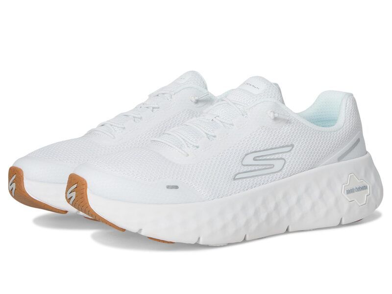 スケッチャーズ レディース シューズ スニーカー SKECHERS Performance Go Walk Max Cushioning Flex WhiteSilver ホワイト