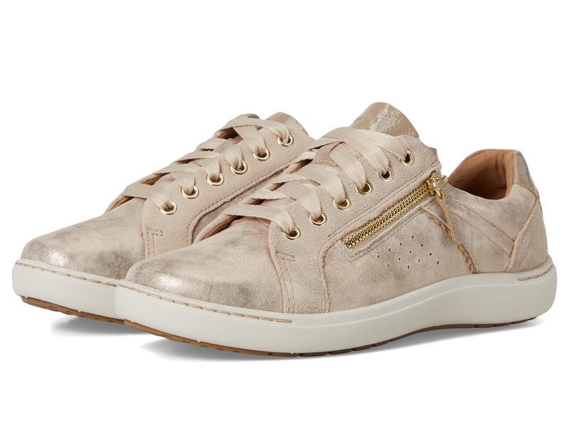 クラークス レディース シューズ スニーカー Clarks Nalle Zen Metallic Leathe メタリック