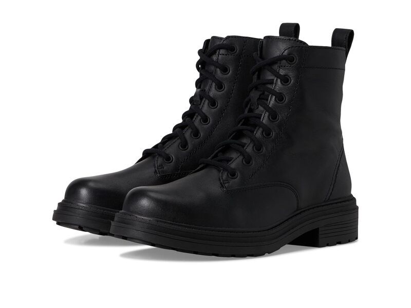 クラークス レディース シューズ ブーツ・レインブーツ Clarks Orinoco 3 Style Black Leather ブラック