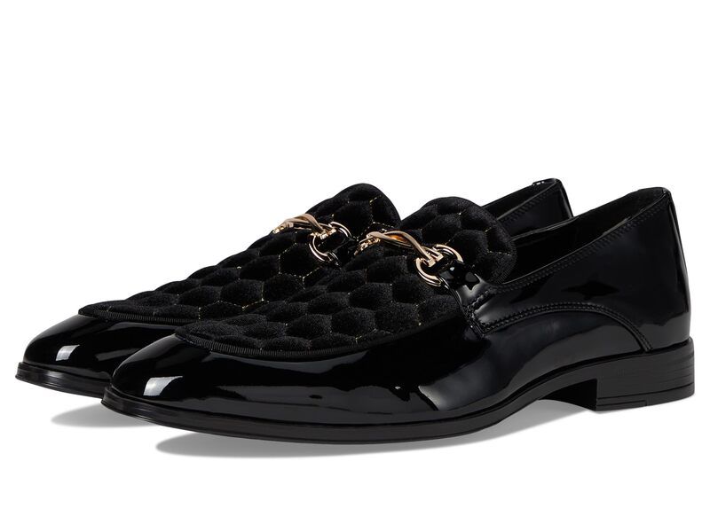 ステイシーアダムス メンズ シューズ オックスフォード Stacy Adams Sprague Moc Toe SlipOn Black ブラック