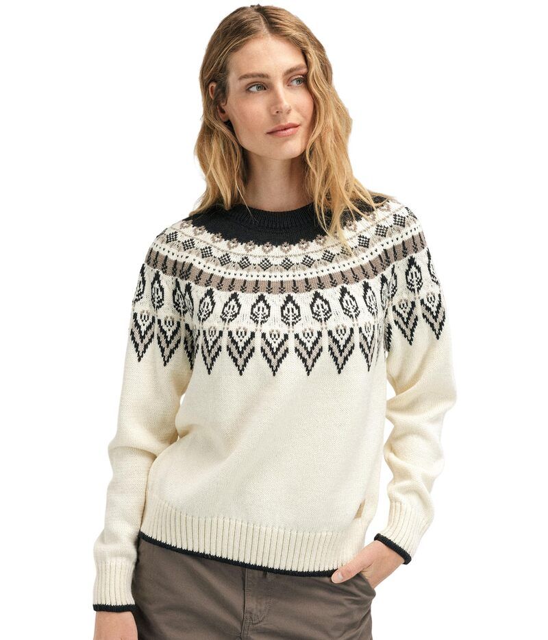 ダールオブノルウェイ レディース アウター ニット・セーター Dale of Norway Sula Sweater OffWhiteCoffe オフホワイト