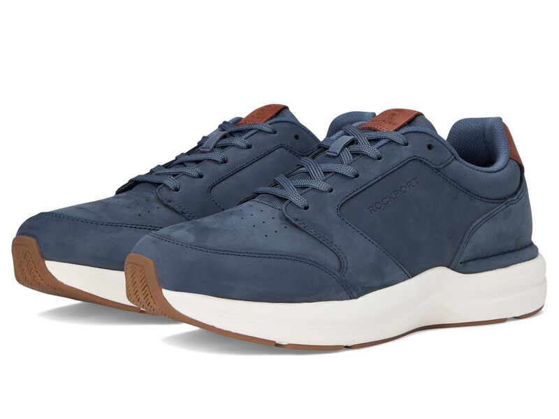 ロックポート メンズ シューズ スニーカー Rockport Prowalker Tour Dark Blue Nubuc ブルー