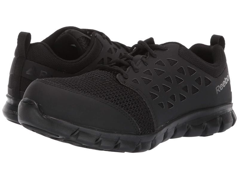 リーボック レディース シューズ スニーカー Reebok Work Sublite Cushion Work Comp Toe SD Black ブラック