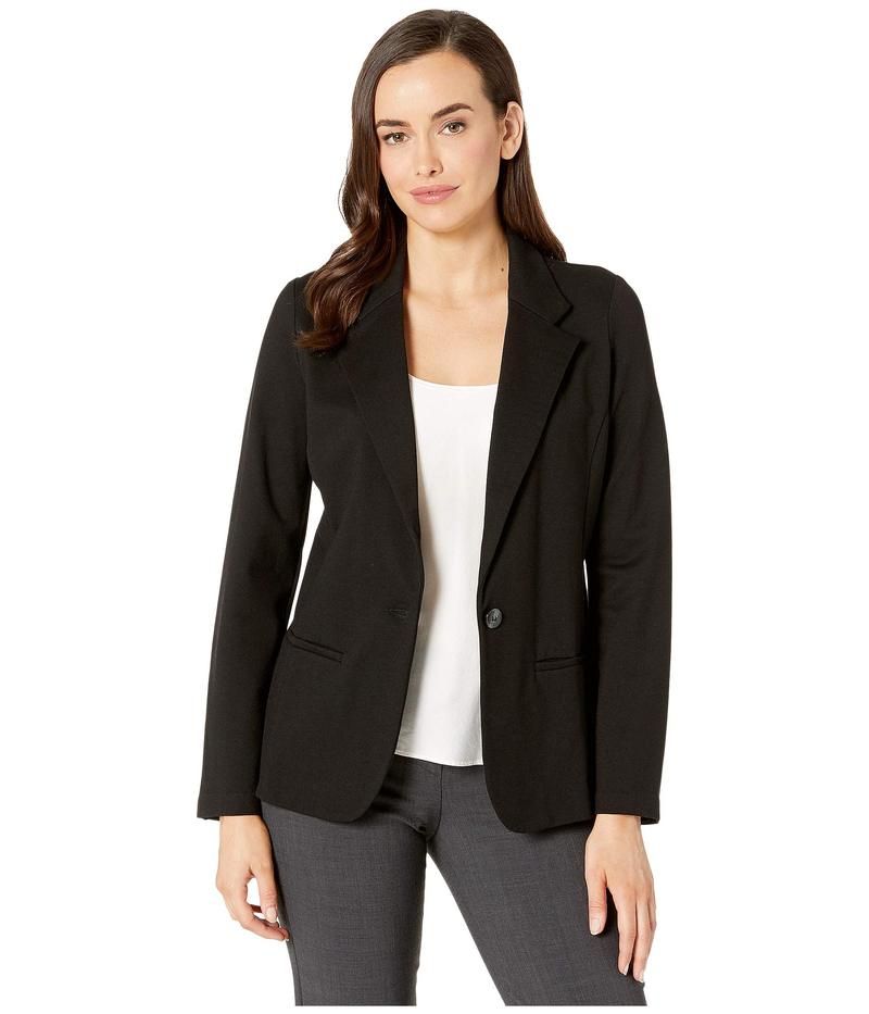 リバプール レディース アウター ジャケット・ブルゾン ブレザー ニット Liverpool Fitted Knit Blazer Black ブラック