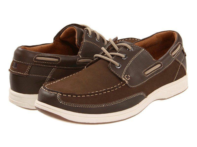 フローシャイム メンズ シューズ デッキシューズ Florsheim Lakeside Ox Brown Nubuck ブラウン